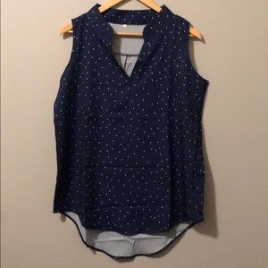 🔥2 FOR $30 BLOUSES🔥|| Polka Dot Tank Top Blouse